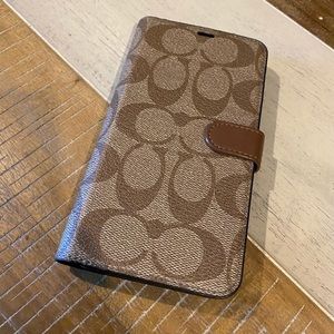 Sold! Coach iPhone XS Max Folio Case